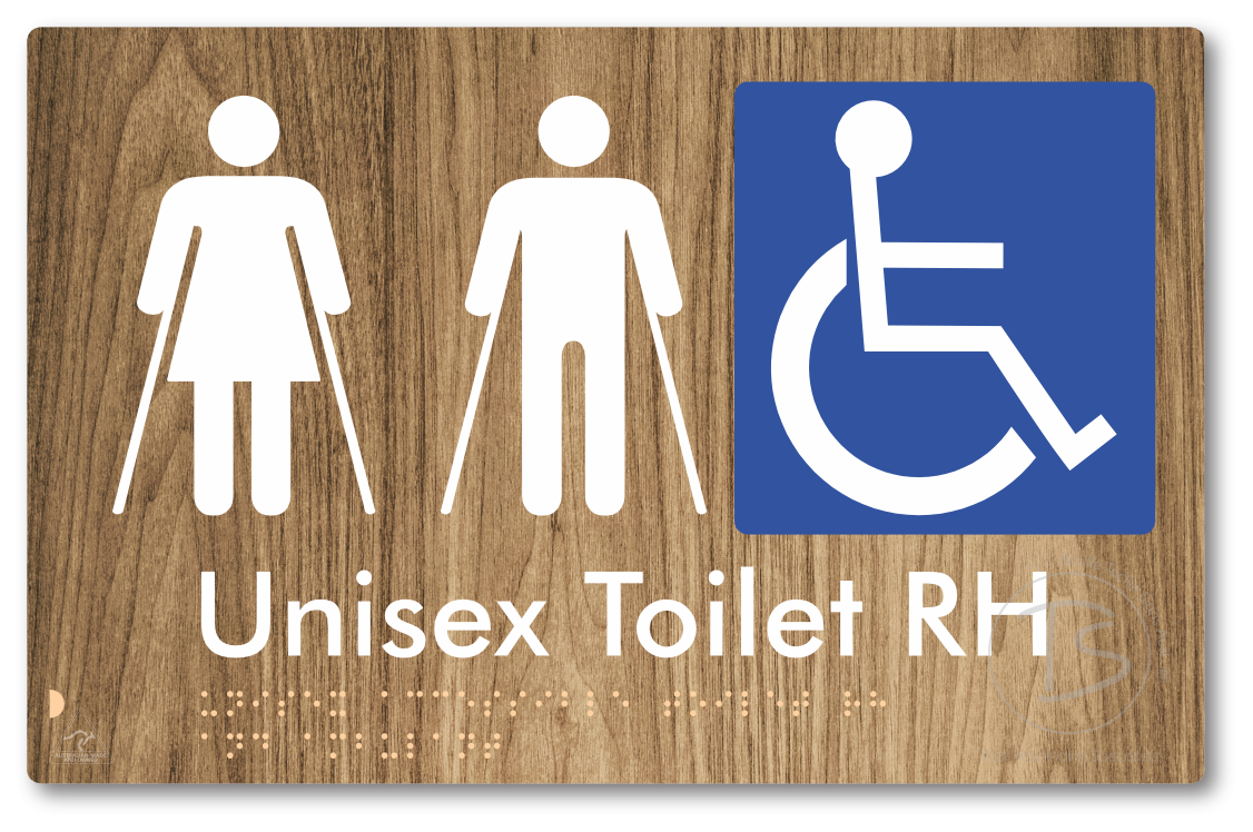 Unisex Accessible Toilet RH and Ambulant