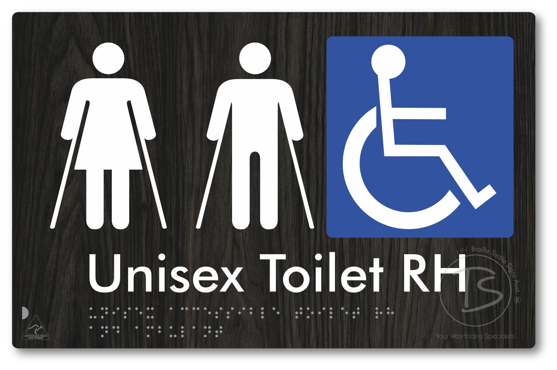 Unisex Accessible Toilet RH and Ambulant
