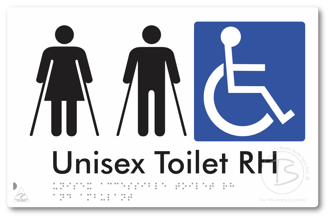 Unisex Accessible Toilet RH and Ambulant