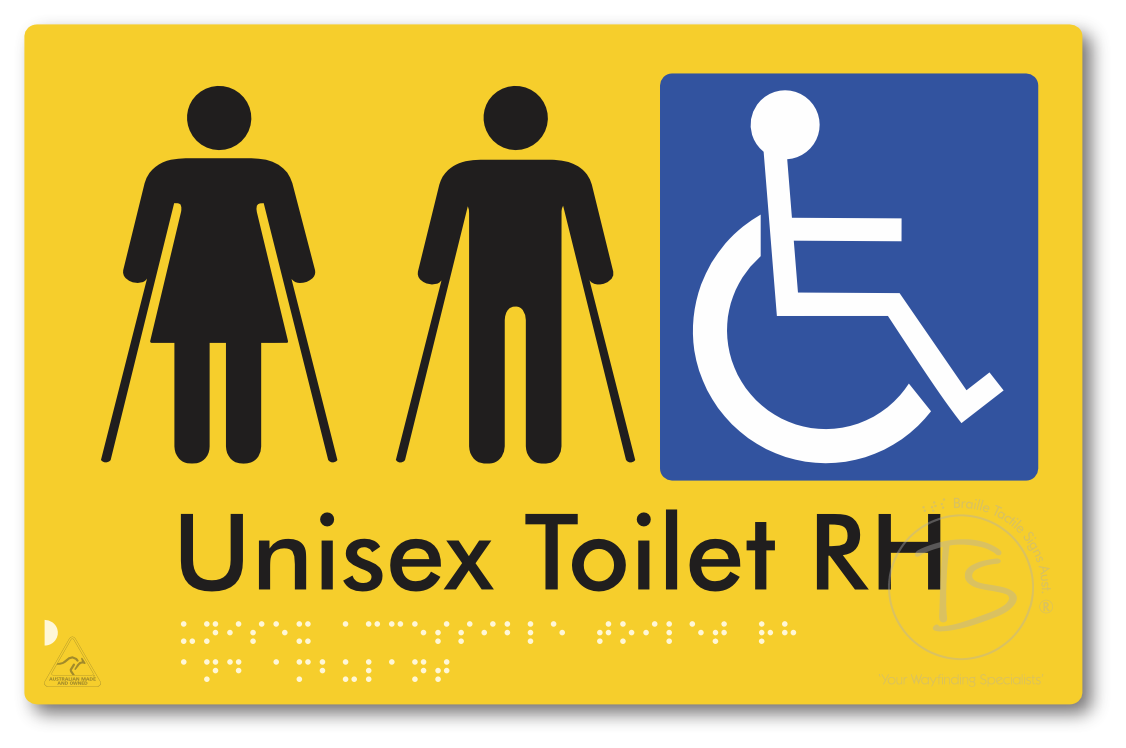Unisex Accessible Toilet RH and Ambulant