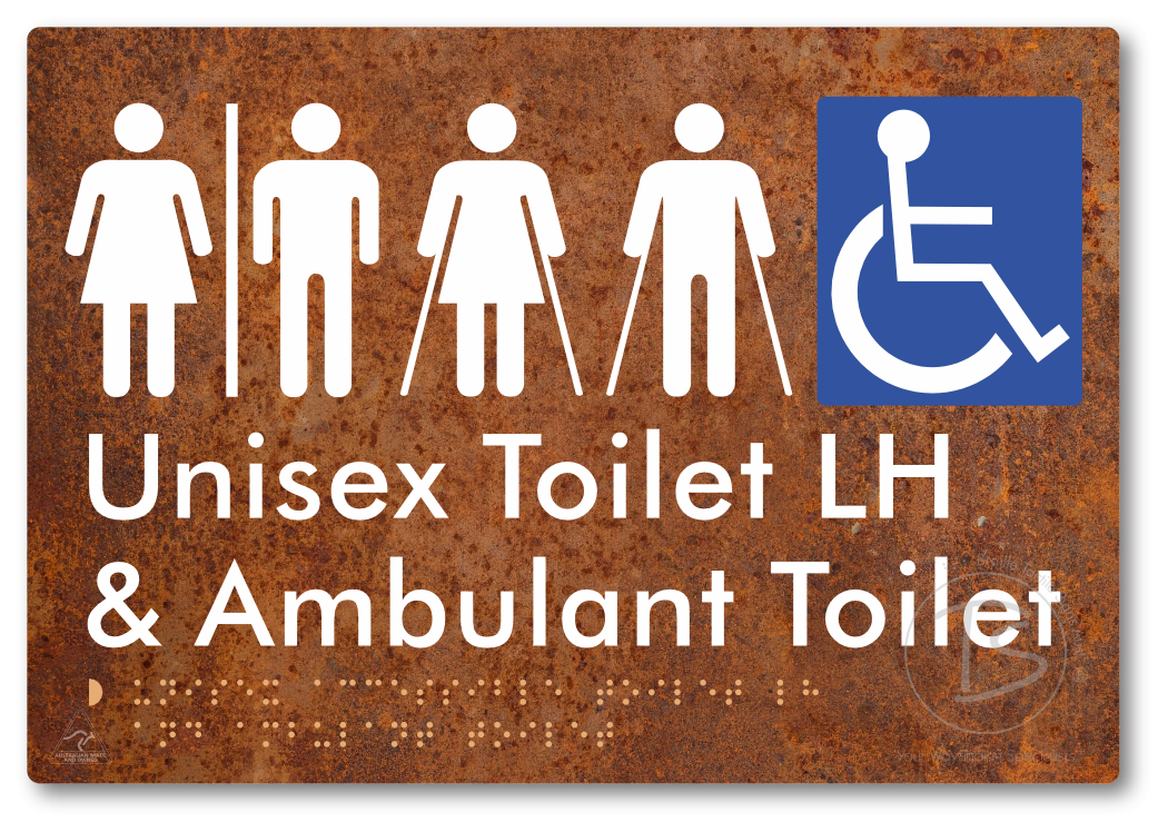 Unisex Accessible Toilet LH and Ambulant Toilet with Air Lock