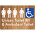 Unisex Accessible Toilet RH and Ambulant Toilet