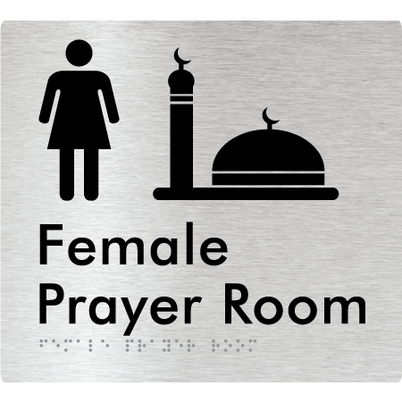 Female Prayer Room - Braille Tactile Signs Aust.