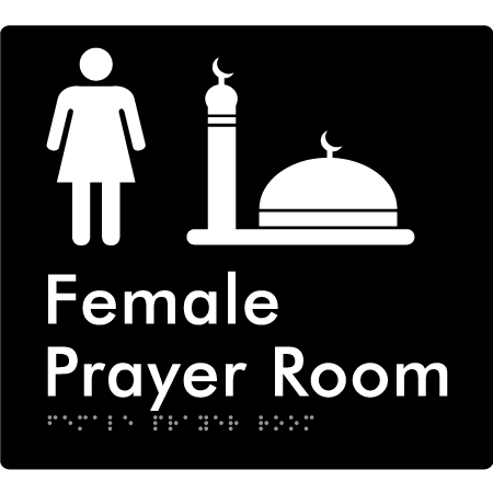 Female Prayer Room - Braille Tactile Signs Aust.
