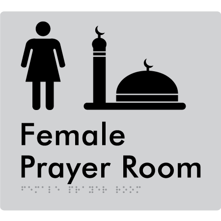 Female Prayer Room - Braille Tactile Signs Aust.