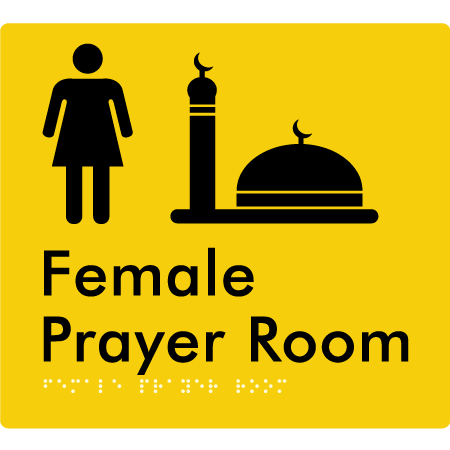 Female Prayer Room - Braille Tactile Signs Aust.