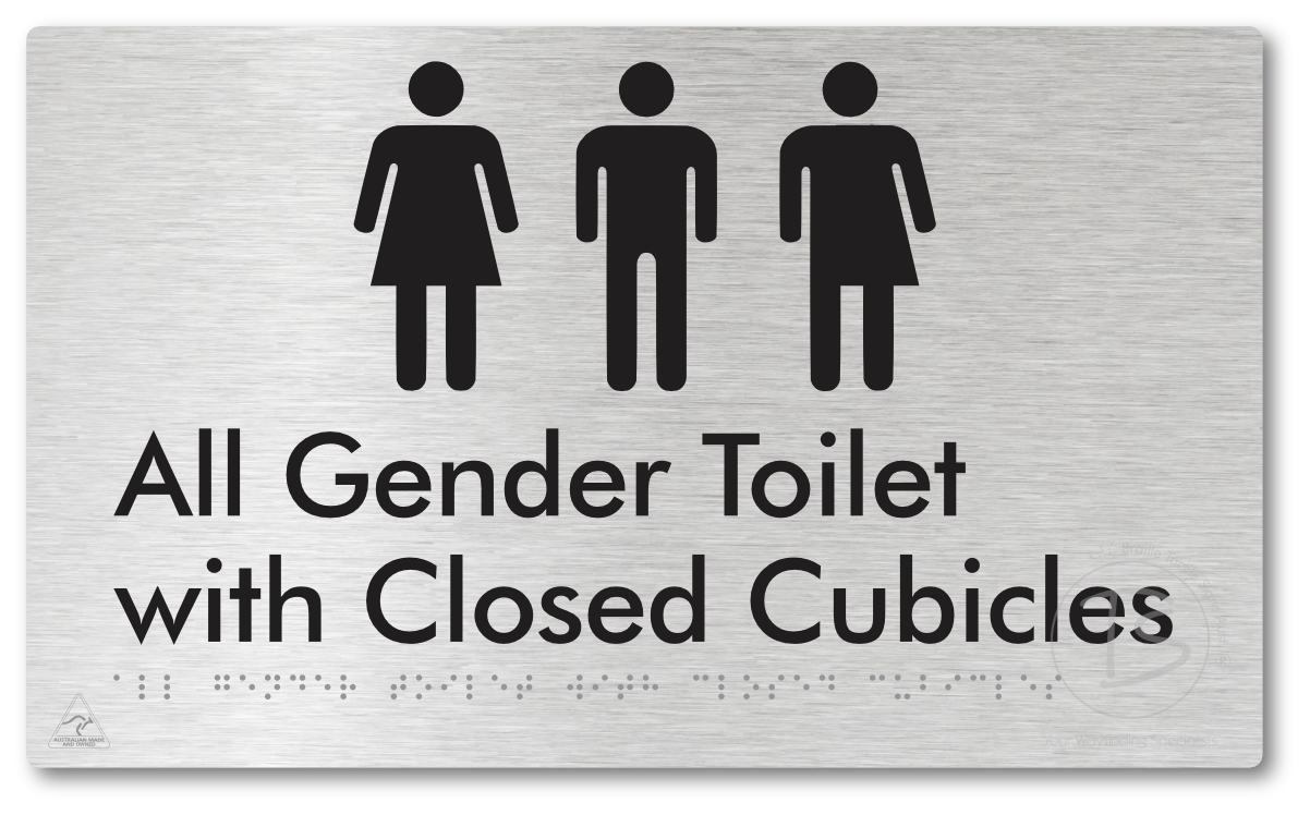 All Gender Toilet with Closed Cubicles