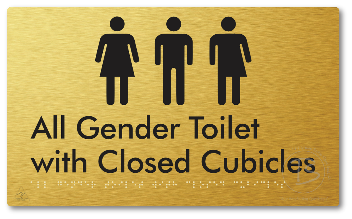 All Gender Toilet with Closed Cubicles
