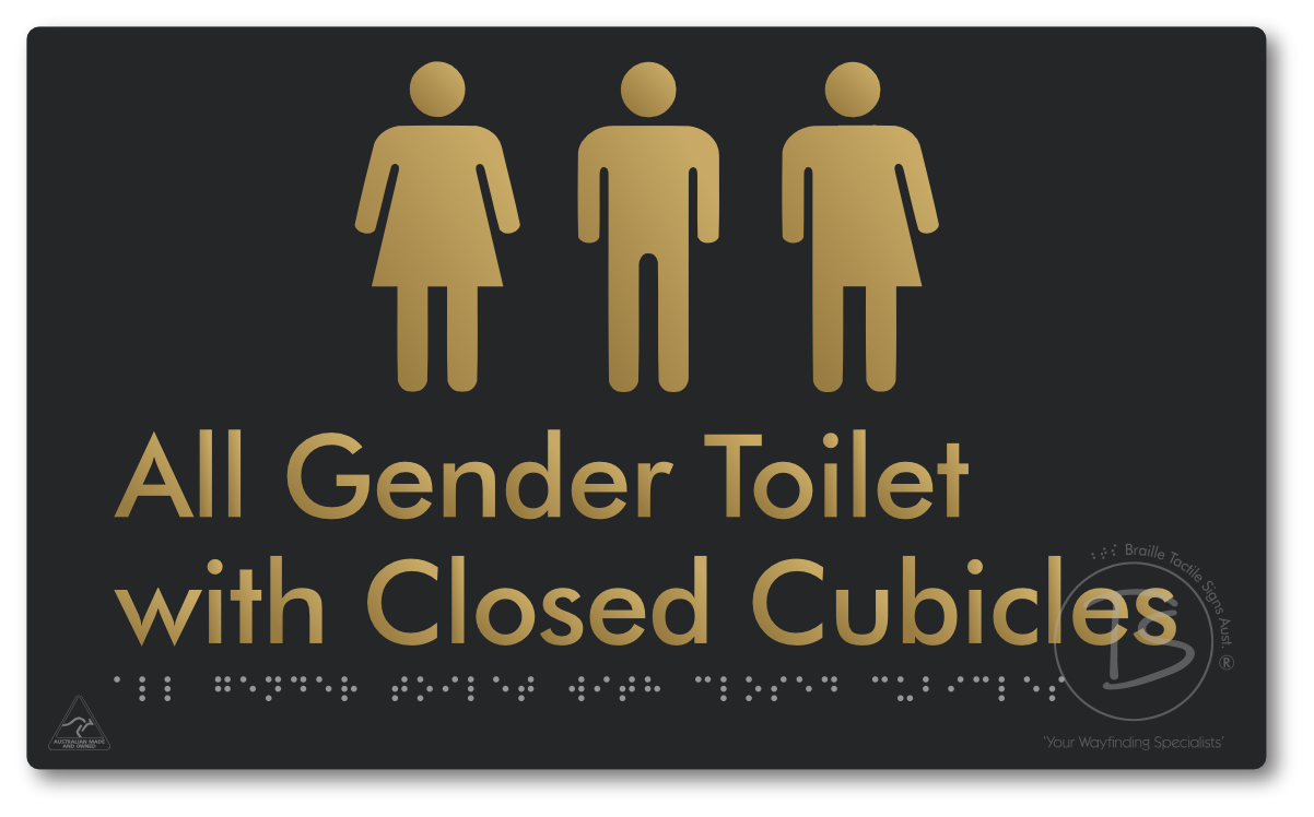 All Gender Toilet with Closed Cubicles