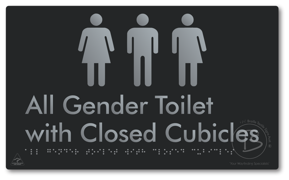 All Gender Toilet with Closed Cubicles