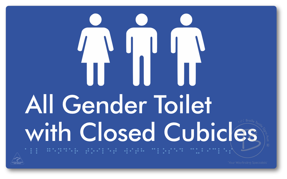 All Gender Toilet with Closed Cubicles