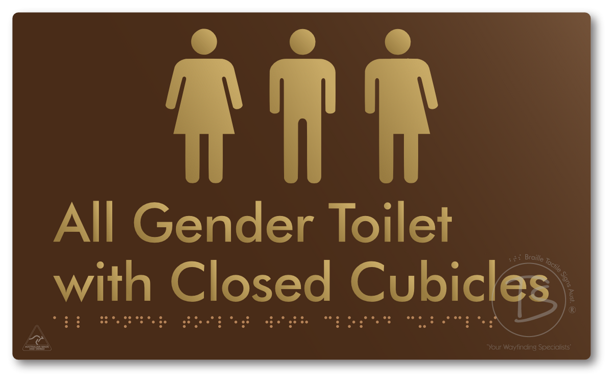 All Gender Toilet with Closed Cubicles