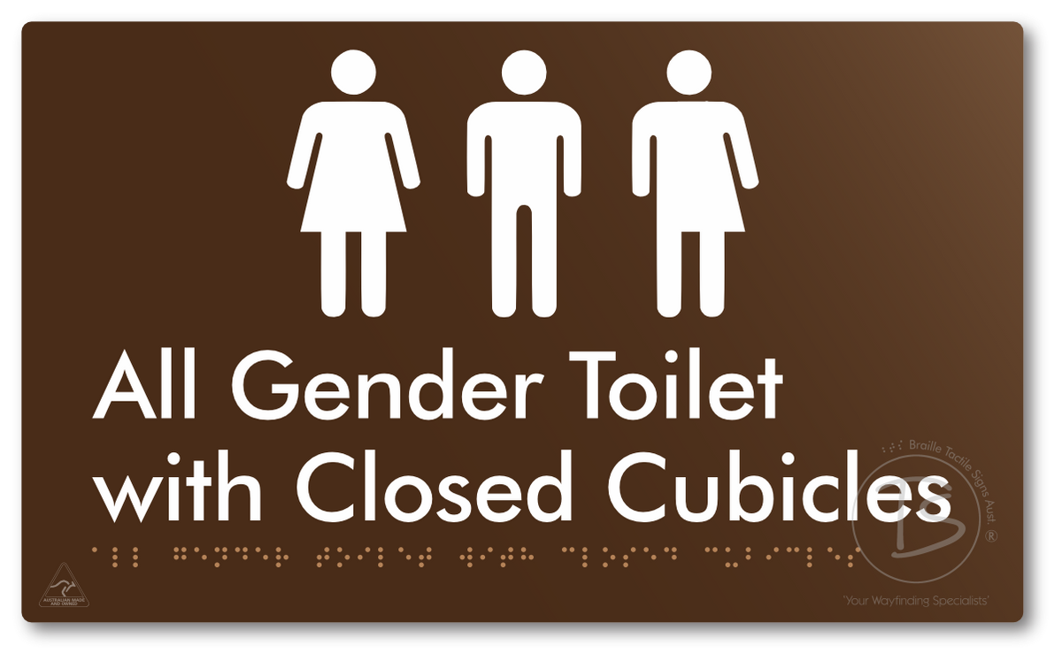 All Gender Toilet with Closed Cubicles