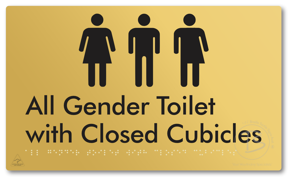 All Gender Toilet with Closed Cubicles
