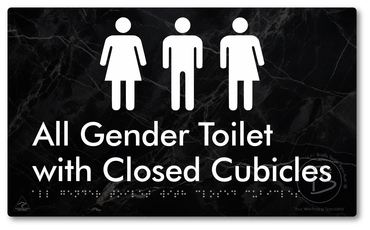 All Gender Toilet with Closed Cubicles