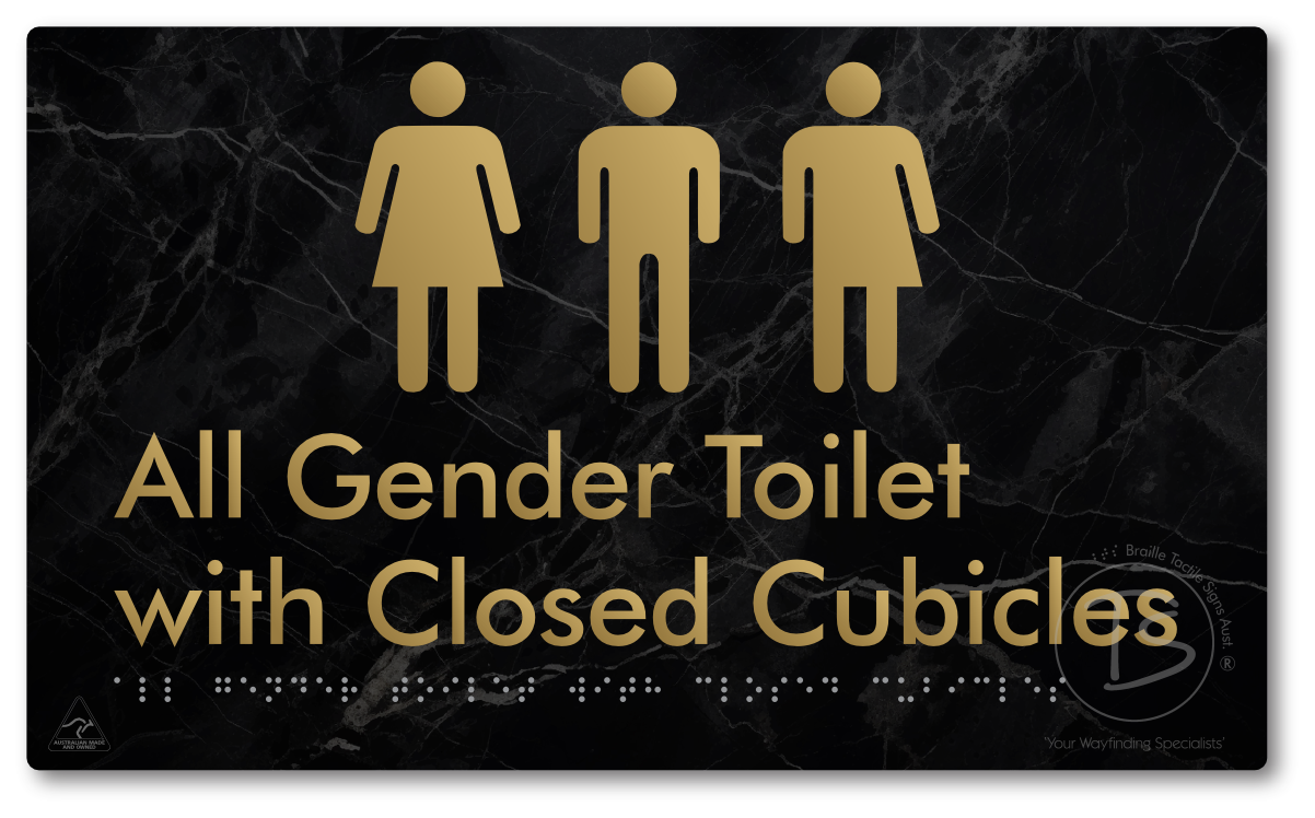 All Gender Toilet with Closed Cubicles