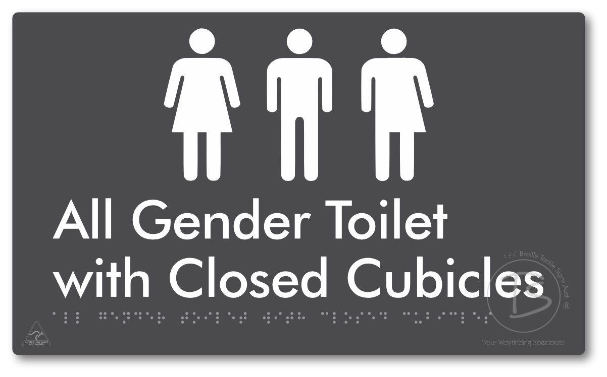 All Gender Toilet with Closed Cubicles