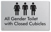 All Gender Toilet with Closed Cubicles