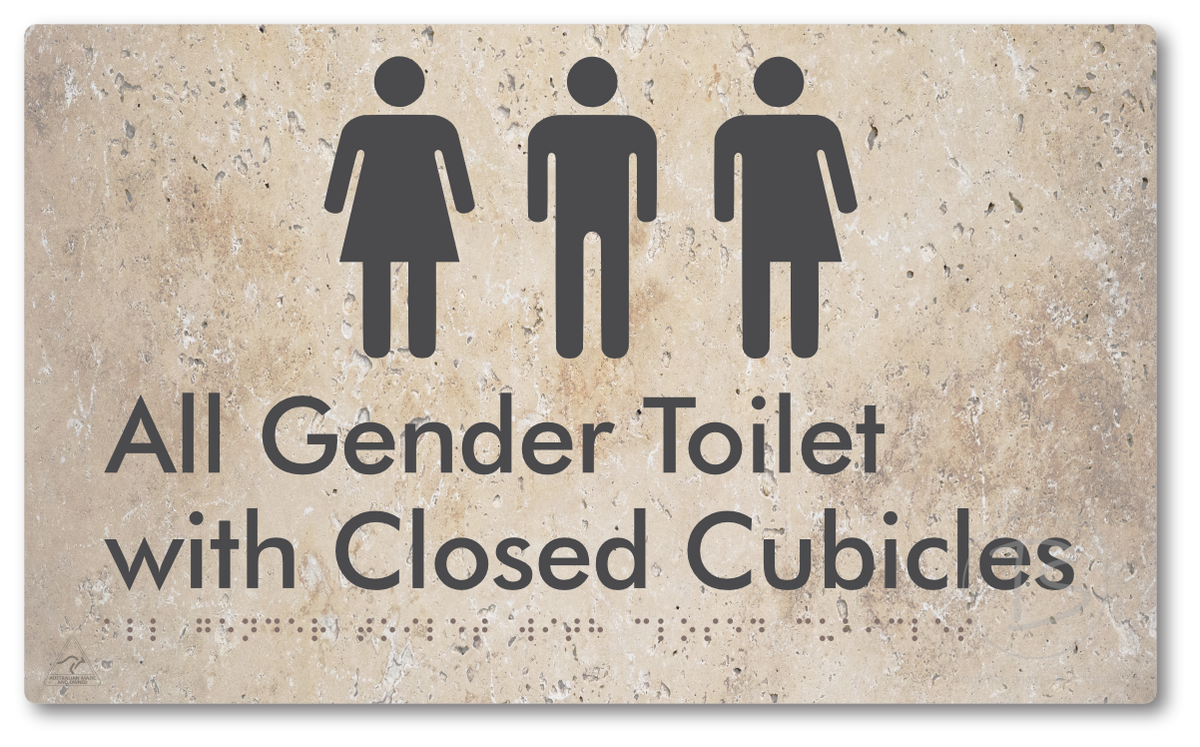 All Gender Toilet with Closed Cubicles