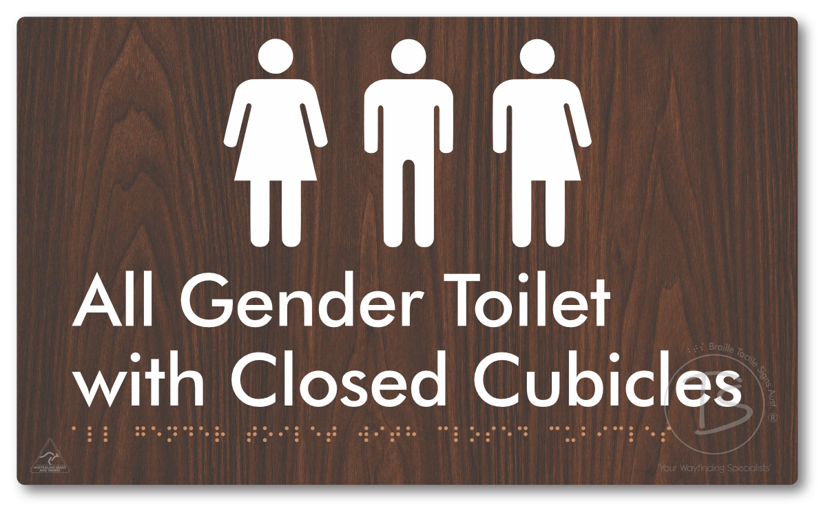 All Gender Toilet with Closed Cubicles