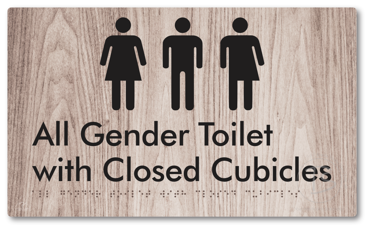 All Gender Toilet with Closed Cubicles