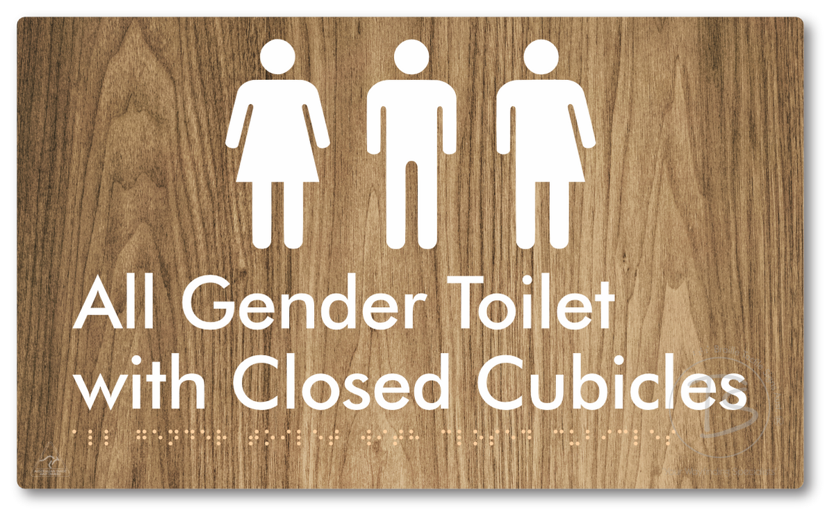 All Gender Toilet with Closed Cubicles