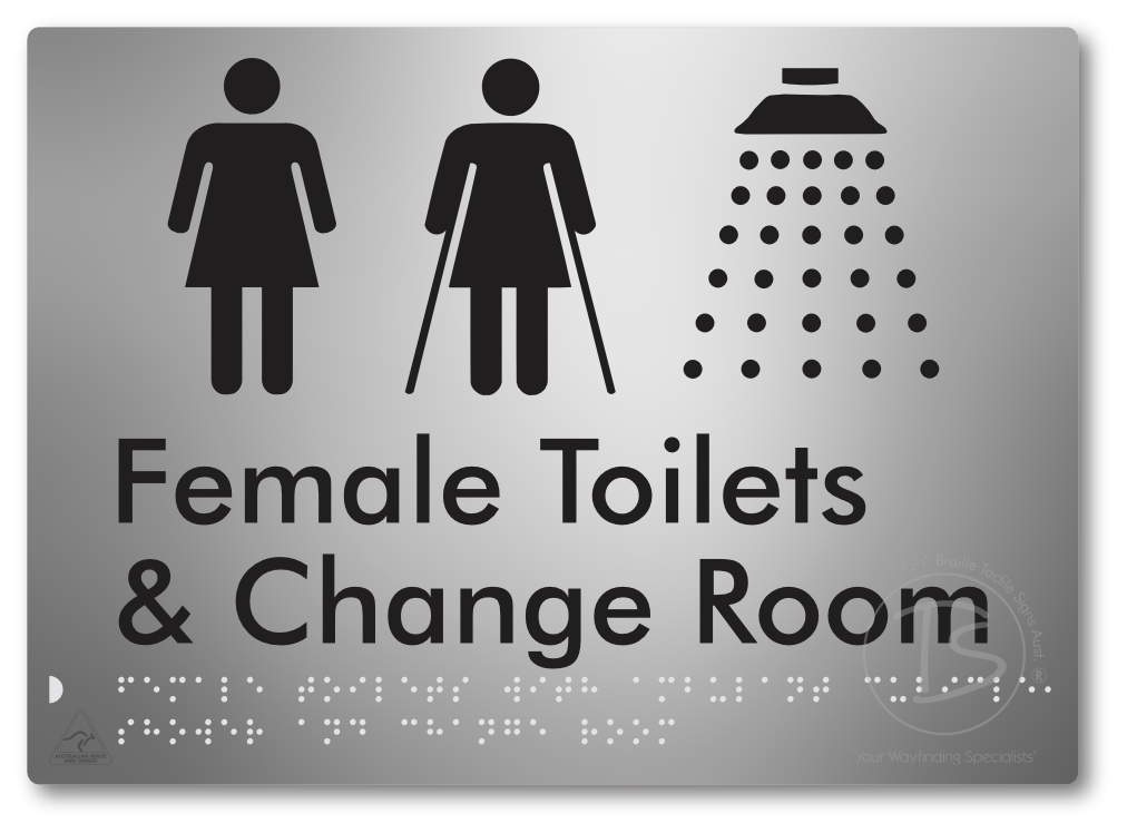 Female Toilets with Ambulant Cubicle, Shower and Change Room