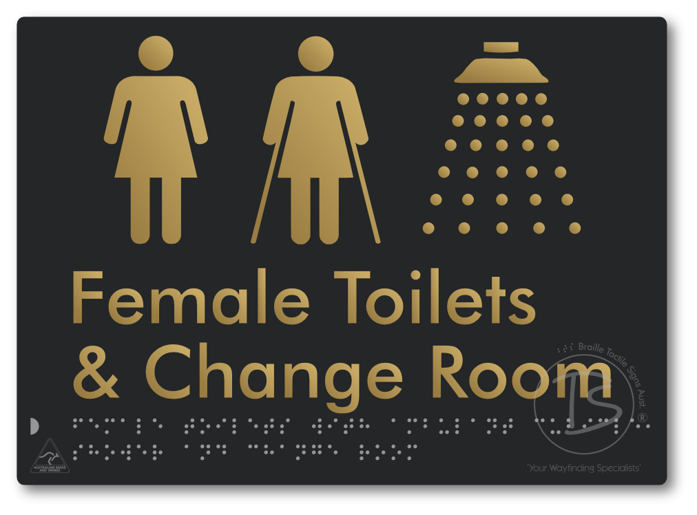 Female Toilets with Ambulant Cubicle, Shower and Change Room