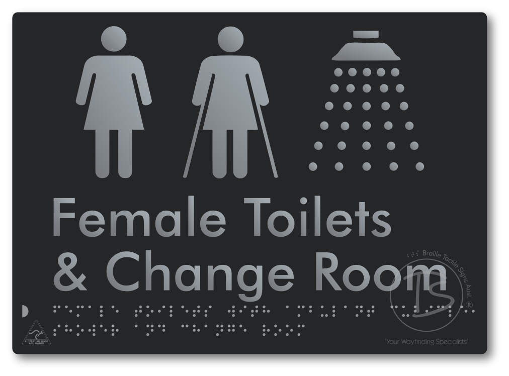 Female Toilets with Ambulant Cubicle, Shower and Change Room