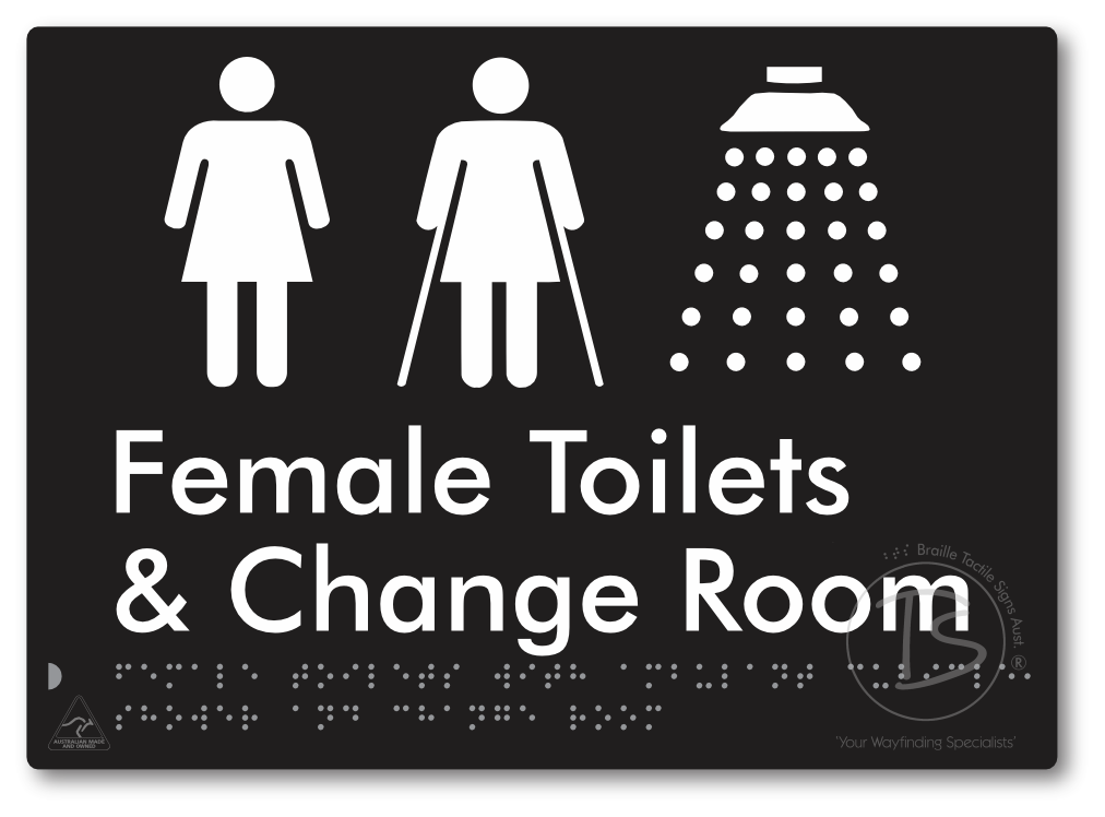 Female Toilets with Ambulant Cubicle, Shower and Change Room