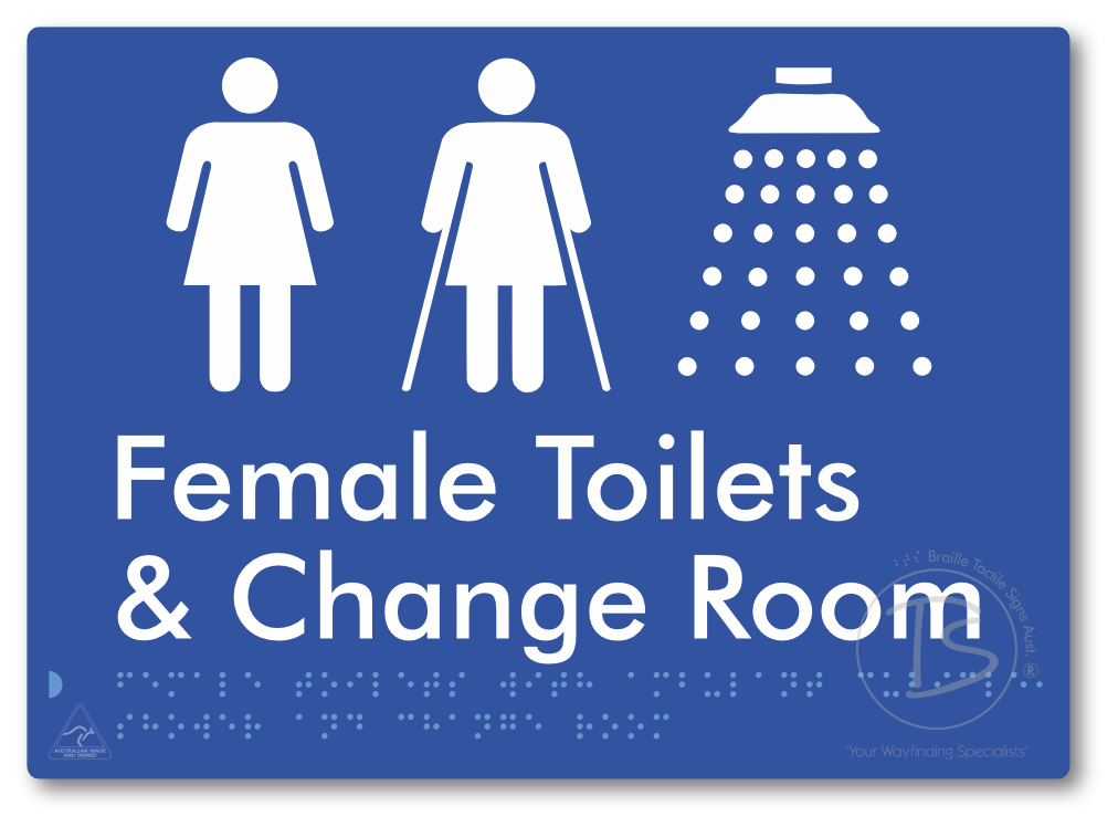 Female Toilets with Ambulant Cubicle, Shower and Change Room