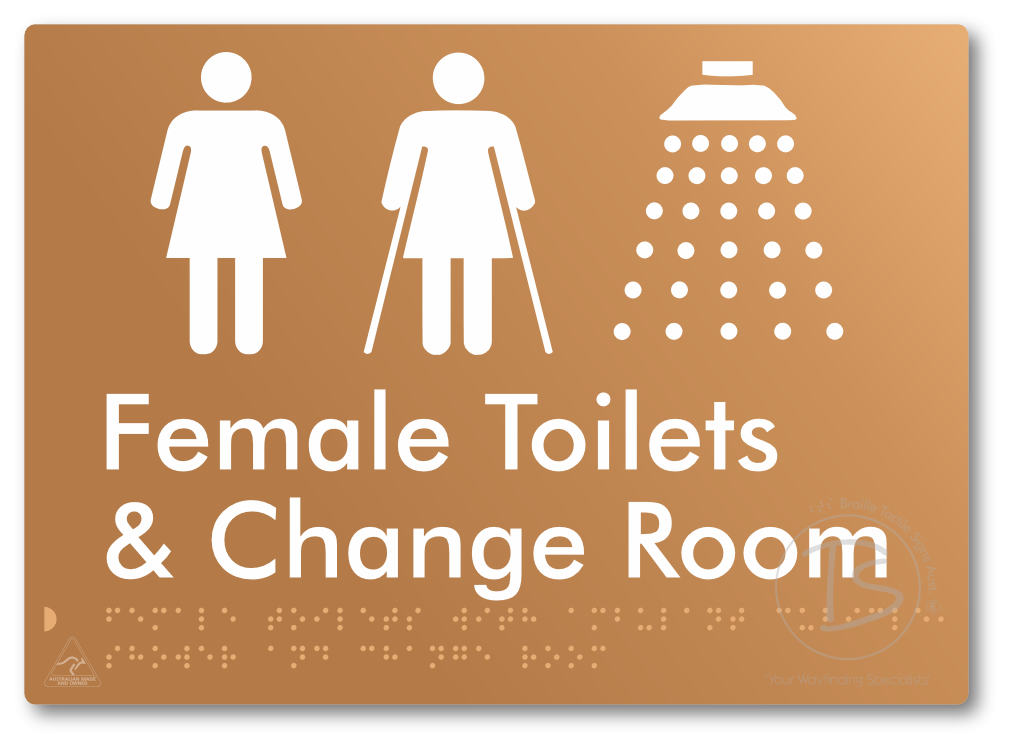 Female Toilets with Ambulant Cubicle, Shower and Change Room