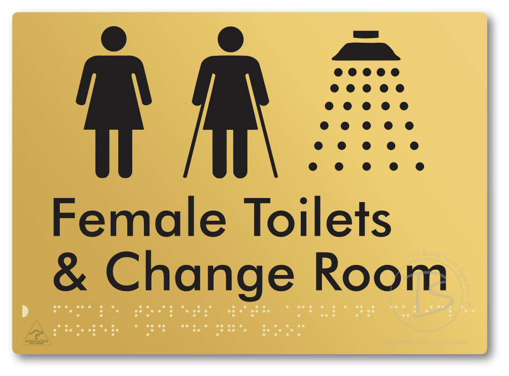 Female Toilets with Ambulant Cubicle, Shower and Change Room