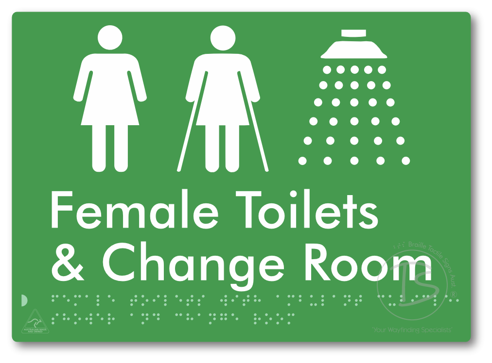Female Toilets with Ambulant Cubicle, Shower and Change Room