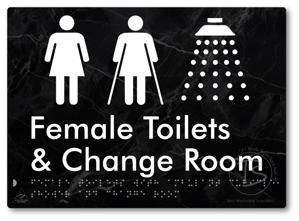Female Toilets with Ambulant Cubicle, Shower and Change Room