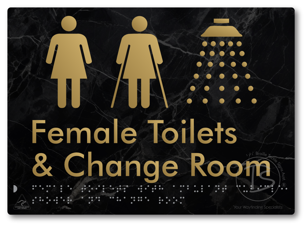 Female Toilets with Ambulant Cubicle, Shower and Change Room