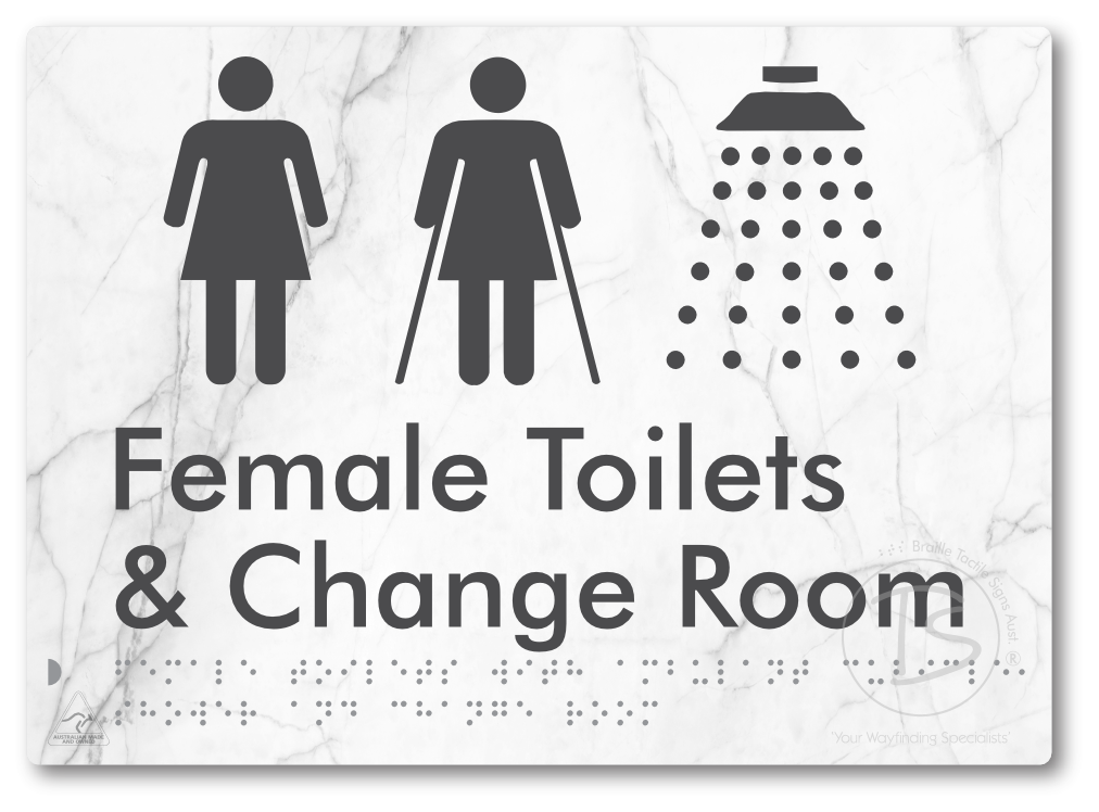 Female Toilets with Ambulant Cubicle, Shower and Change Room