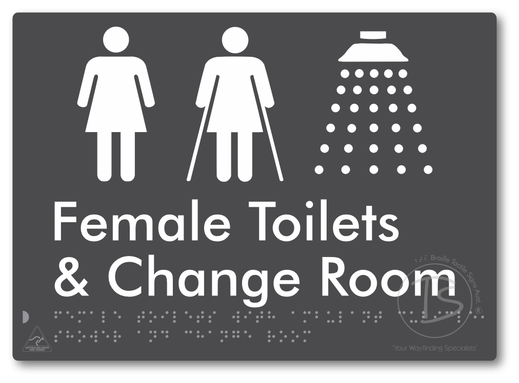 Female Toilets with Ambulant Cubicle, Shower and Change Room