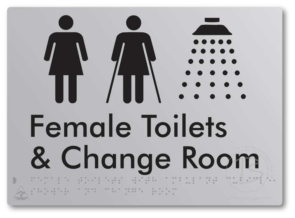Female Toilets with Ambulant Cubicle, Shower and Change Room