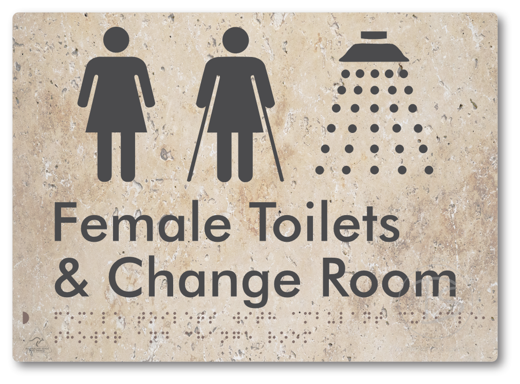 Female Toilets with Ambulant Cubicle, Shower and Change Room