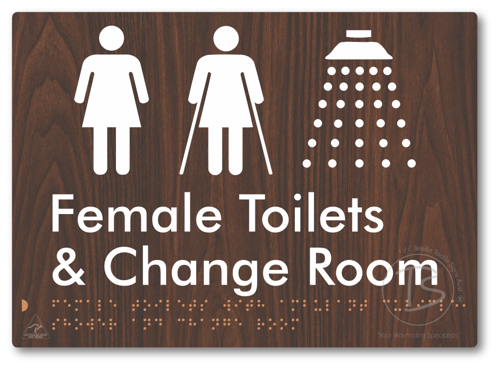 Female Toilets with Ambulant Cubicle, Shower and Change Room