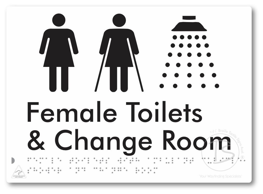 Female Toilets with Ambulant Cubicle, Shower and Change Room