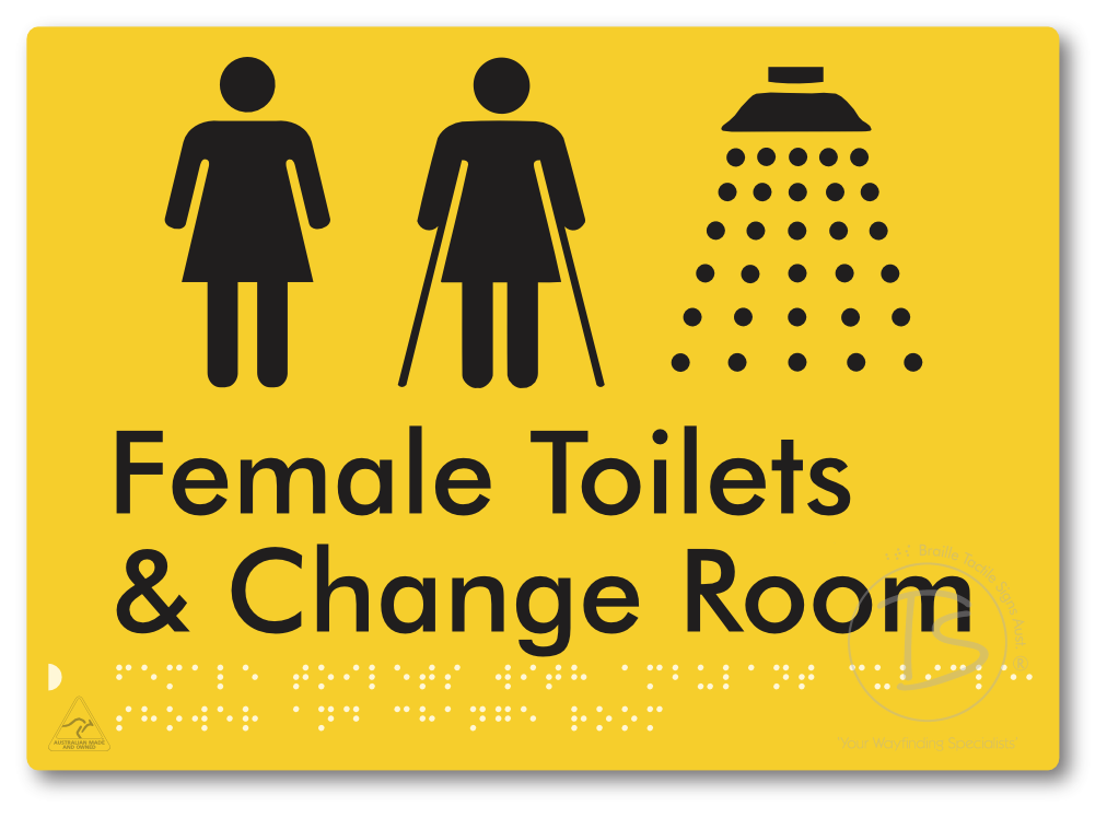 Female Toilets with Ambulant Cubicle, Shower and Change Room