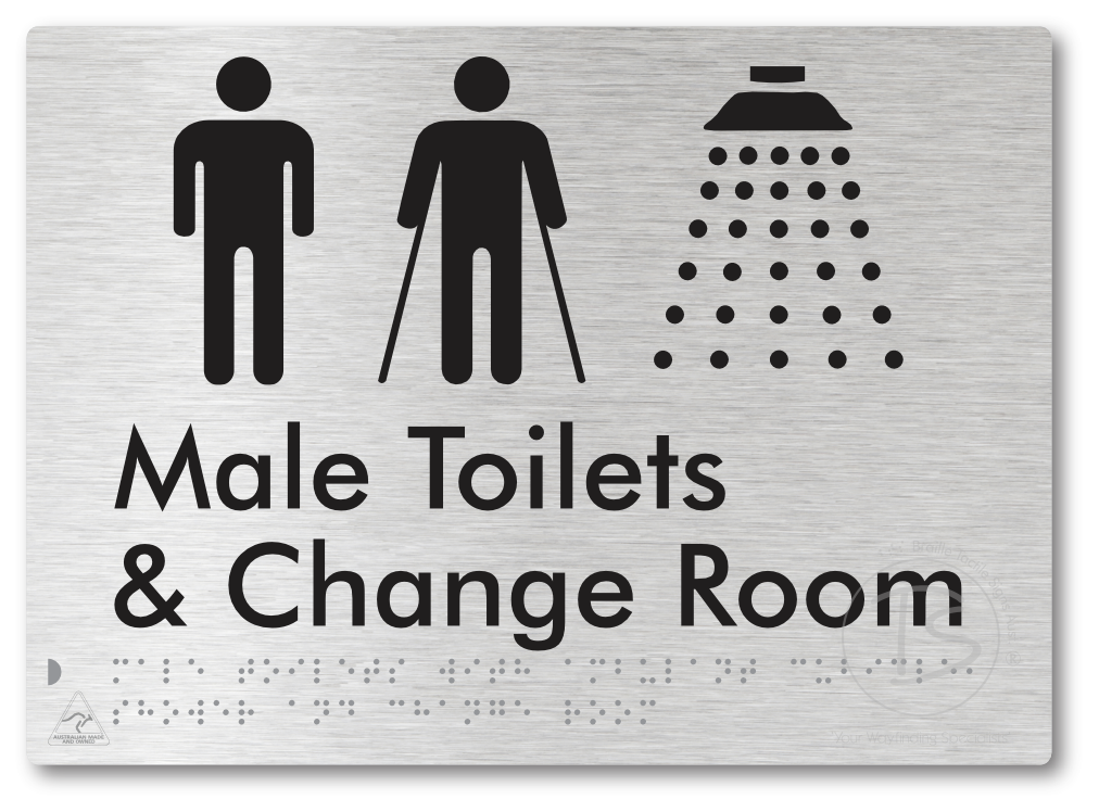 Male Toilets with Ambulant Cubicle, Shower and Change Room
