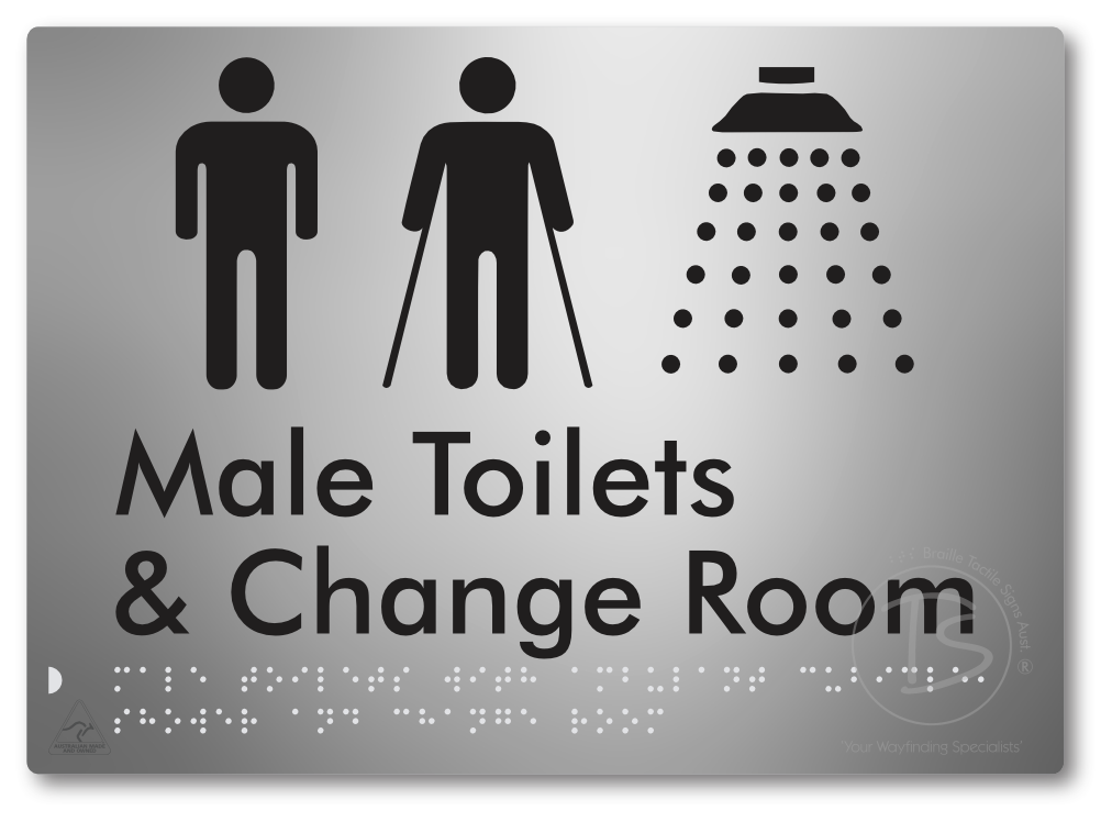 Male Toilets with Ambulant Cubicle, Shower and Change Room