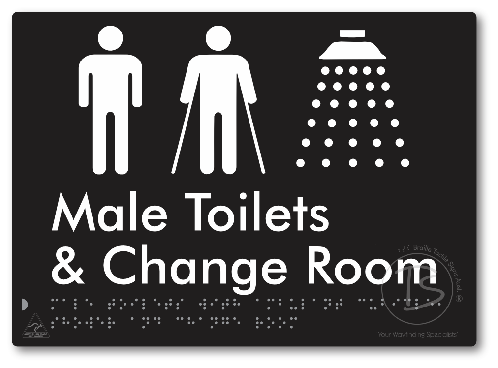 Male Toilets with Ambulant Cubicle, Shower and Change Room