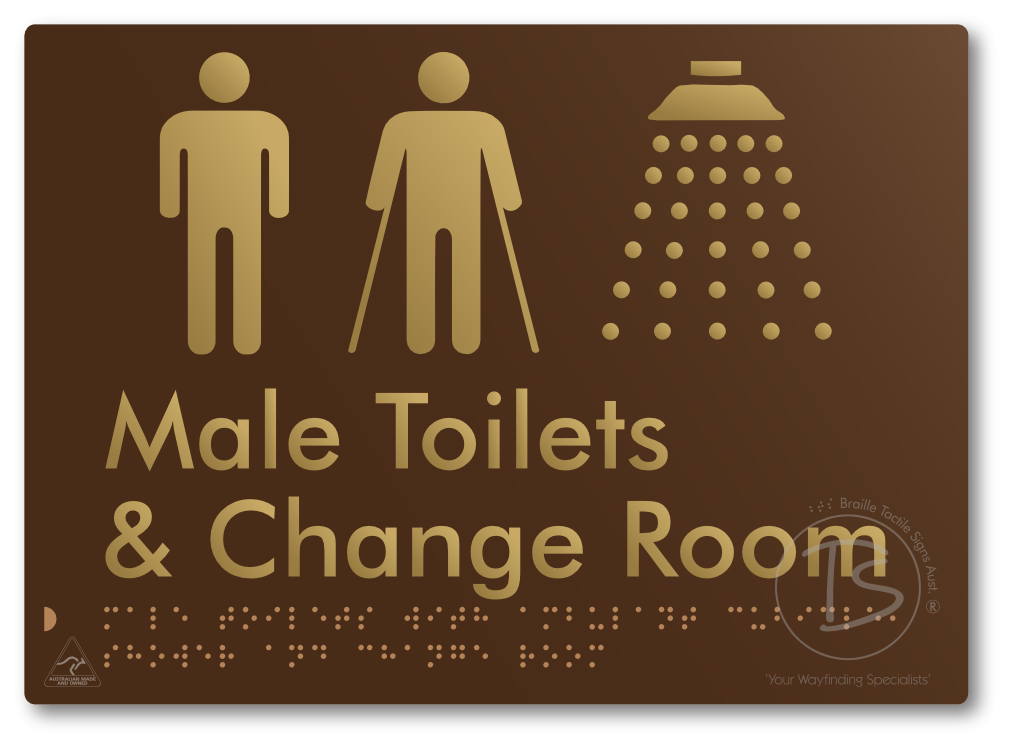 Male Toilets with Ambulant Cubicle, Shower and Change Room