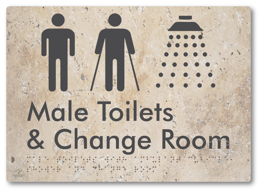 Male Toilets with Ambulant Cubicle, Shower and Change Room