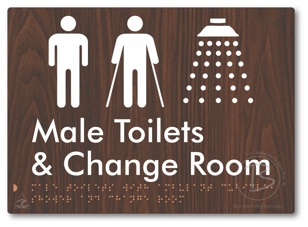 Male Toilets with Ambulant Cubicle, Shower and Change Room