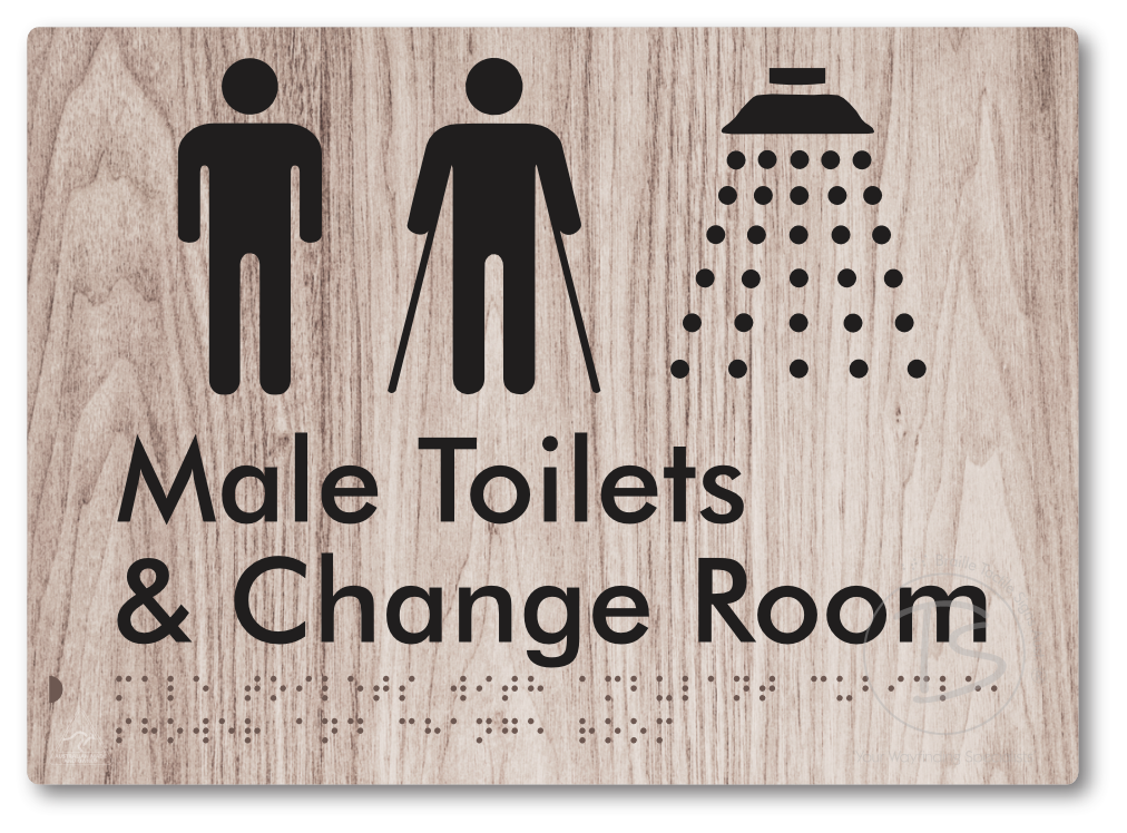Male Toilets with Ambulant Cubicle, Shower and Change Room